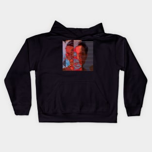 SLICE ME UP Glitch Art Surreal Kids Hoodie